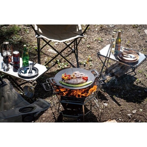 グリドル 34cm ラウンド グリルプレート