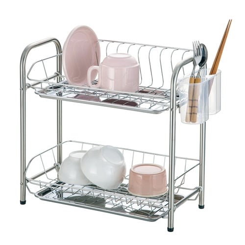 水切りラック スイージー ステンレス製 2段式