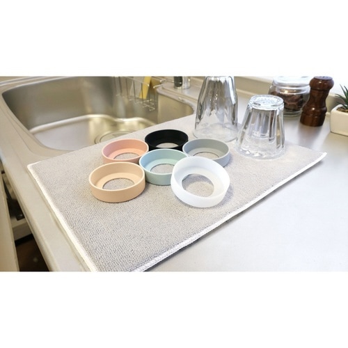 水筒底カバー シリコンボトルカバー グレー