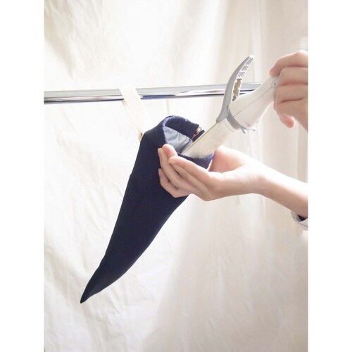 ヘアアイロンポーチ NOOK ネイビー