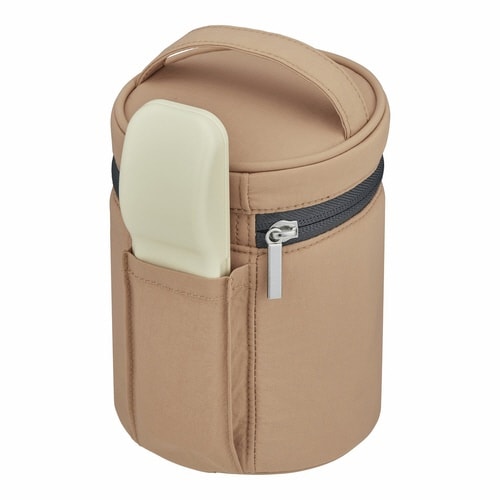 サーモス ポーチ スープジャー シナモンベージュ
