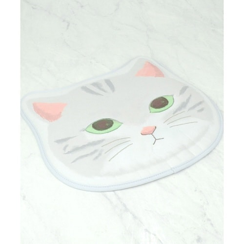 水切りマットニャンコロディッシュマットシロネコ×2