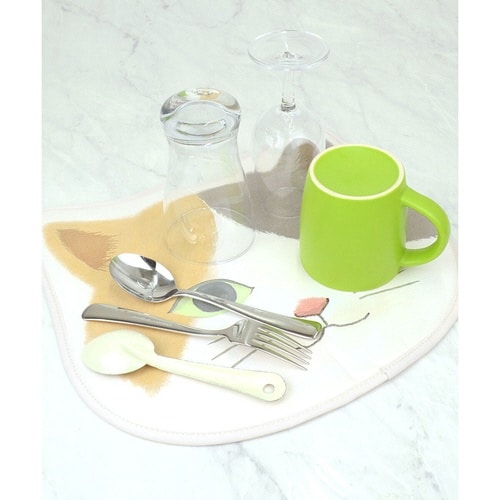 水切りマットニャンコロディッシュマットミケネコ×2