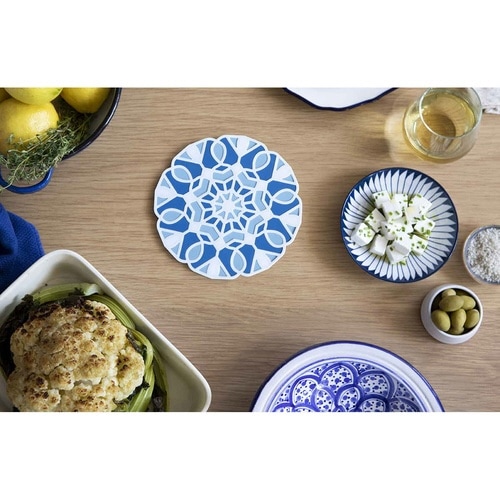 鍋敷きPelegDesign3in1ブルー×2