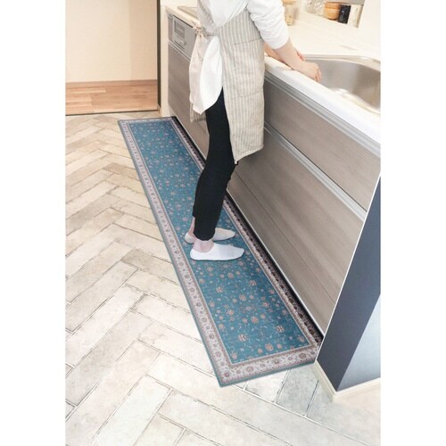 キッチンマット khastan ブルー