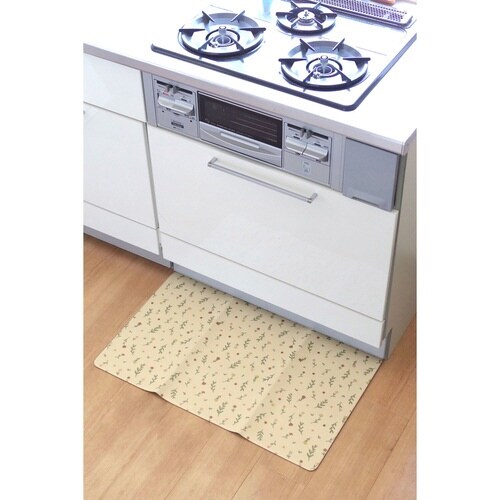 キッチンマット フラワー×2