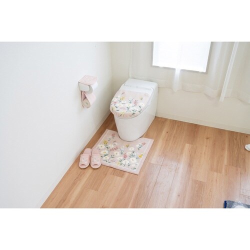 蓋カバー フルールブラン トイレフタカバー ピンク