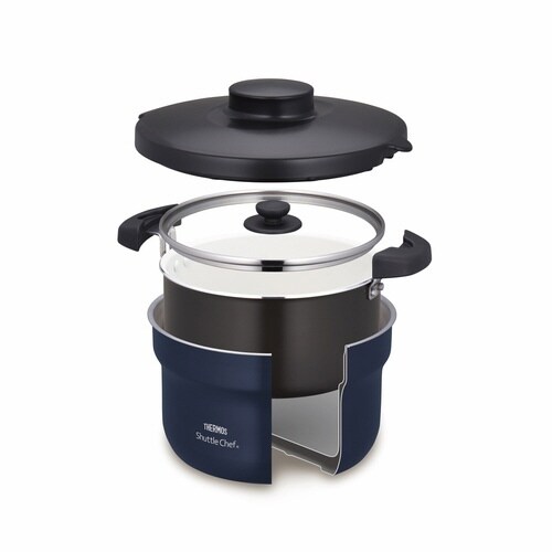 サーモス 真空保温調理器 2.8L ネイビー
