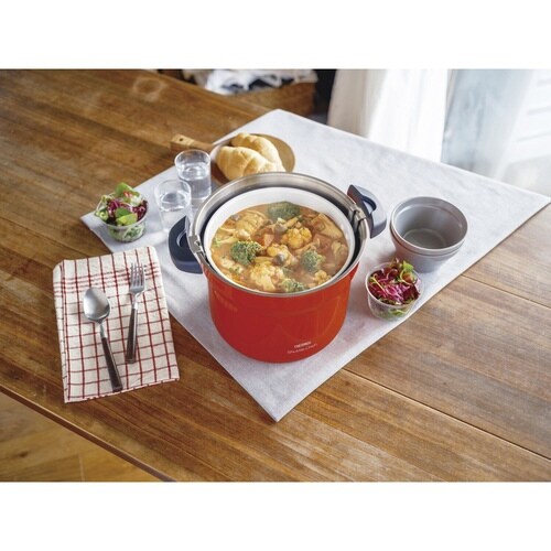 サーモス 真空保温調理器 4.3L アーバンレッド