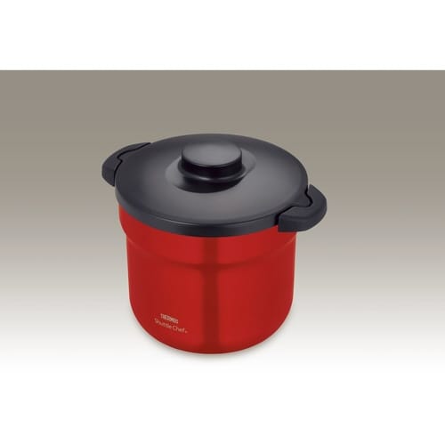 サーモス 真空保温調理器 4.3L アーバンレッド