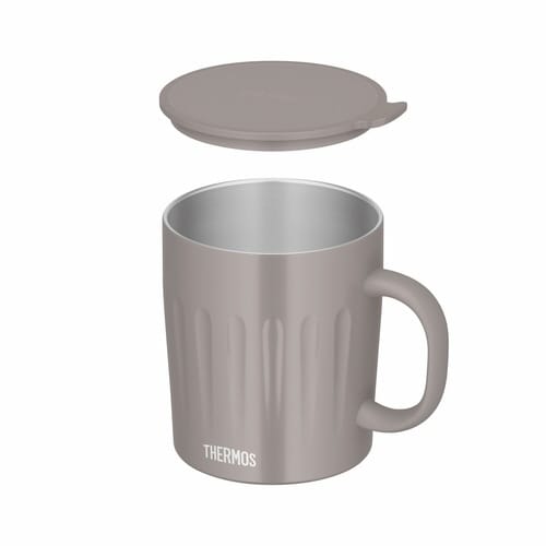 サーモス マグカップ フタ付き グレージュ