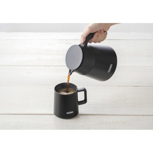 コーヒーサーバー 720ml 保温 保冷 ブラック