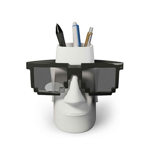 ペン立て Mustard マスタード モアイ×2