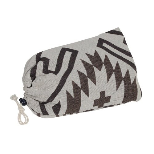 レジャーシート インドシグネチャーラグ ブラウン