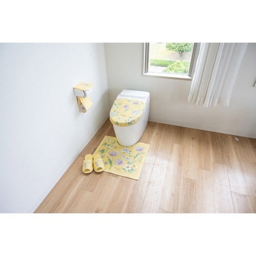 トイレマット ブルーミングシーズン イエロー×2