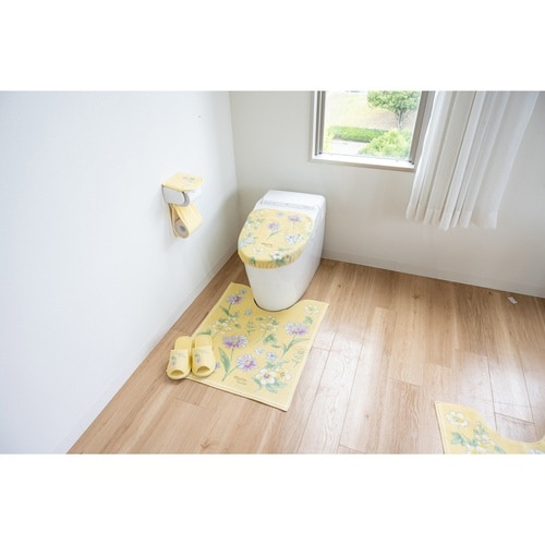 トイレマット ブルーミングシーズン イエロー×2