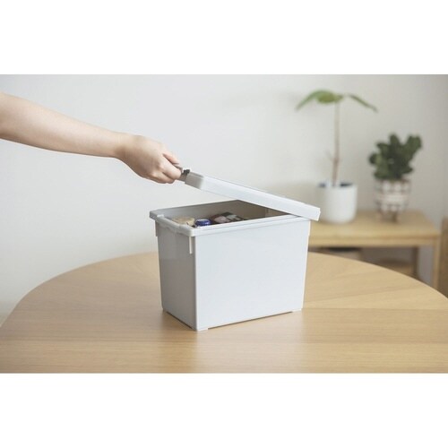 収納ケース いれと庫 DVD ゲーム グレー