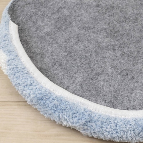 蓋カバートイレシマエナガちゃん兼用ブルー×2