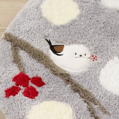 蓋カバートイレシマエナガちゃん兼用グレー×2