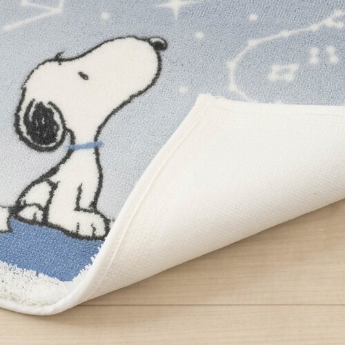 トイレマット スヌーピー ブルーグレー