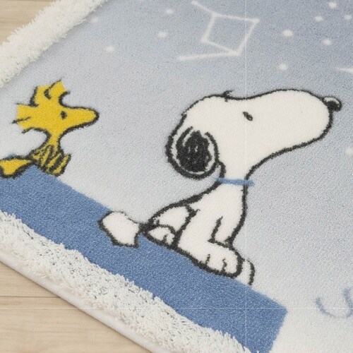 トイレマット スヌーピー ブルーグレー