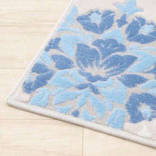 トイレマット ブルーグレー