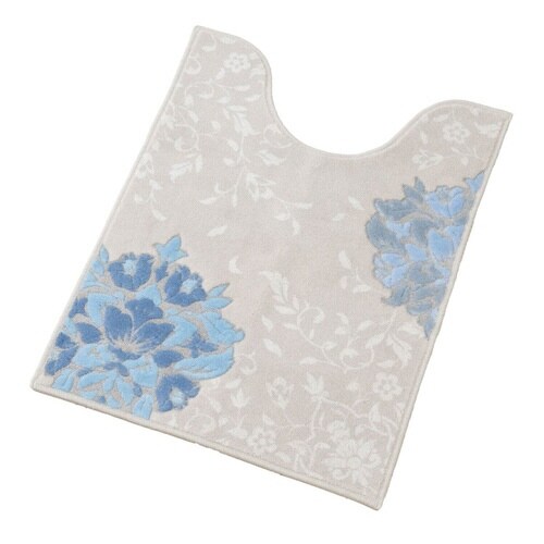 トイレマット ブルーグレー