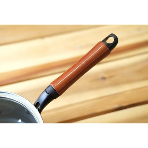 片手鍋 18cm IH対応 ガラス蓋付き