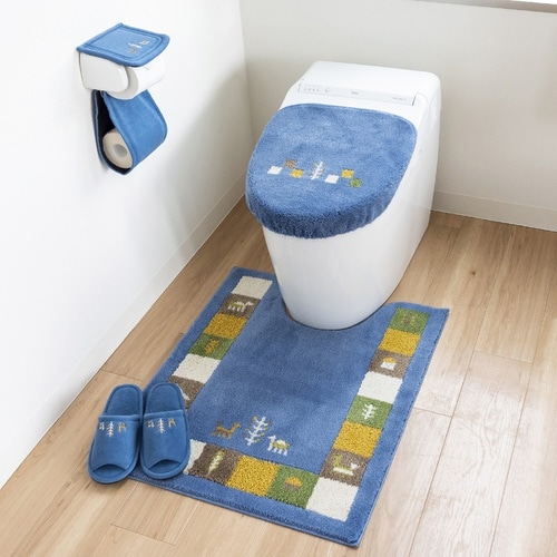蓋カバー シエラ トイレフタカバー 兼用 ブルー