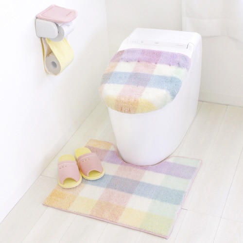 トイレマット パレット 約55×60cm ピンク