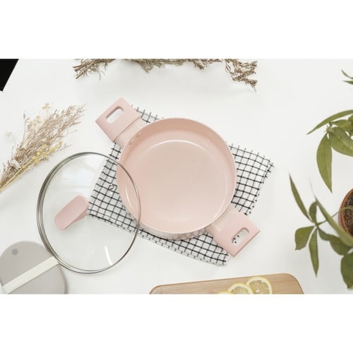 両手鍋 20cm ROSA ふっ素加工×2