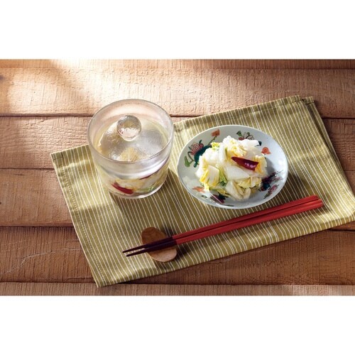 漬物鉢 キッチンアシスト 浅漬け ガラス 小×2