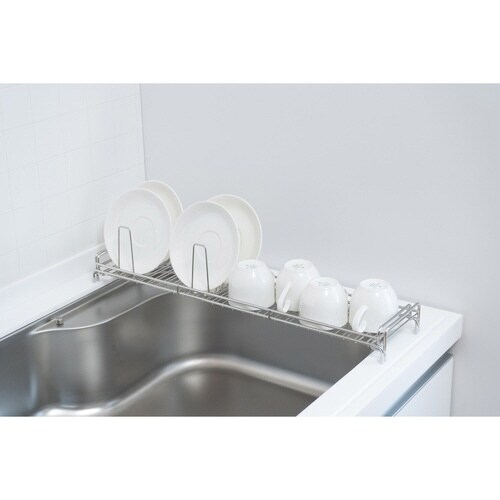 水切りカゴ &kit シンクに渡せる 伸縮