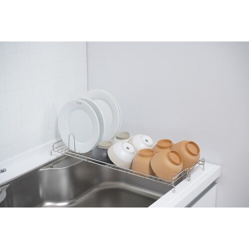 水切りカゴ &kit シンクに渡せる 伸縮