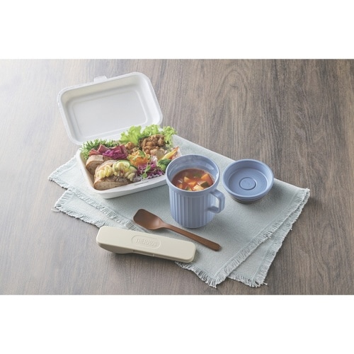 サーモススープマグ320mlフォギーブルー×2