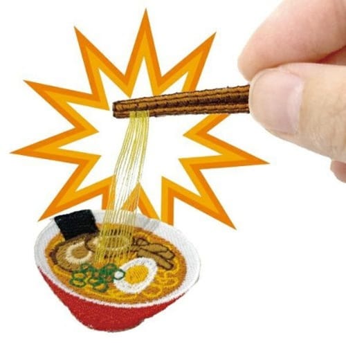 刺繍 ワッペン のびーるワッペン ラーメン