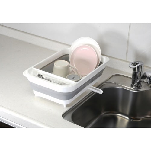 水切りかご キッチンメイト 折りたたみできる×2