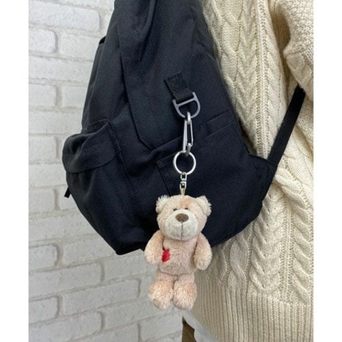 キーホルダー ビーンバッグ ラブベア(ブラウン)