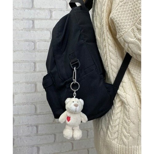 キーホルダー ビーンバッグ ラブベア(ホワイト)
