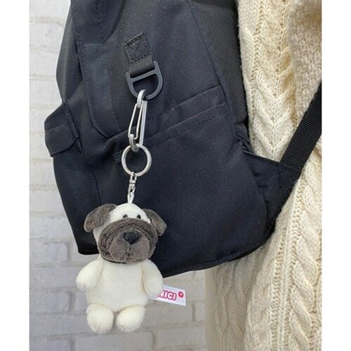 キーホルダー ビーンバッグ アニマル パグ