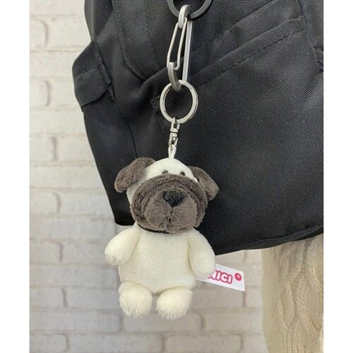 キーホルダー ビーンバッグ アニマル パグ