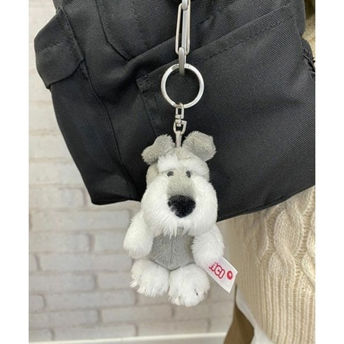 キーホルダー ビーンバッグ アニマル シュナウザー