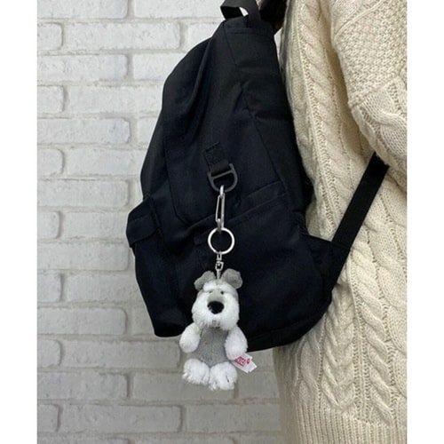 キーホルダー ビーンバッグ アニマル シュナウザー