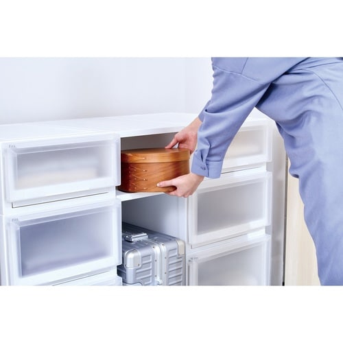 専用棚 幅30cm フィッツケース ホワイト