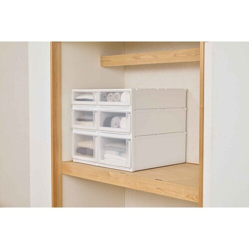 収納ケース ホワイトクリア