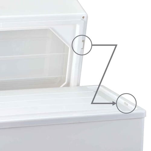 収納ケース Fits フィッツ ホワイトクリア