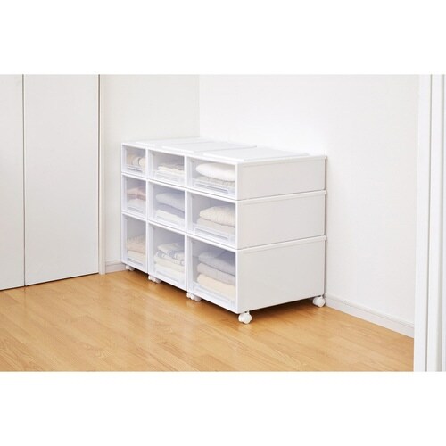 収納ケース Fits フィッツ ホワイトクリア