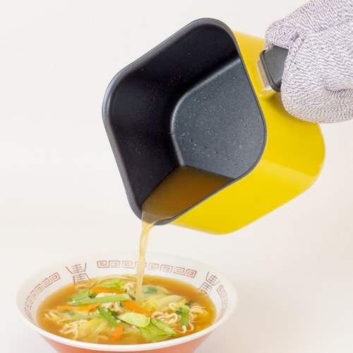 マルチポット 2L スクエア IH対応 イエロー