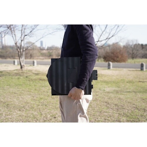 簡易トイレ ポータブルトイレ D型 折りたたみ