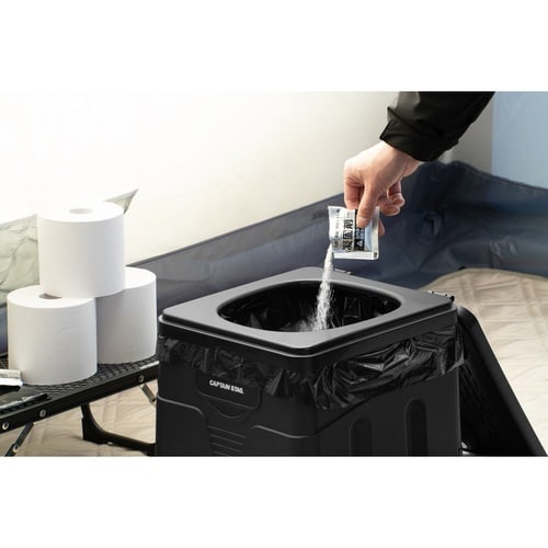 簡易トイレ ポータブルトイレ スクウェア